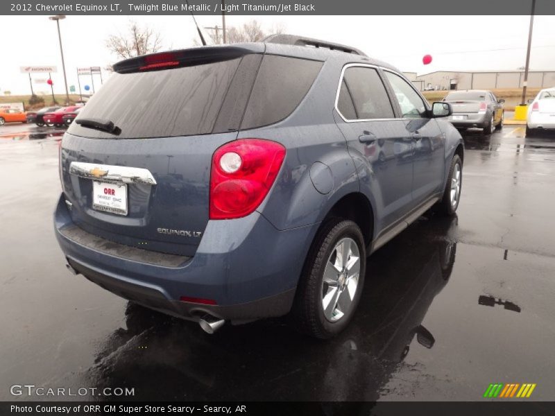 Twilight Blue Metallic / Light Titanium/Jet Black 2012 Chevrolet Equinox LT