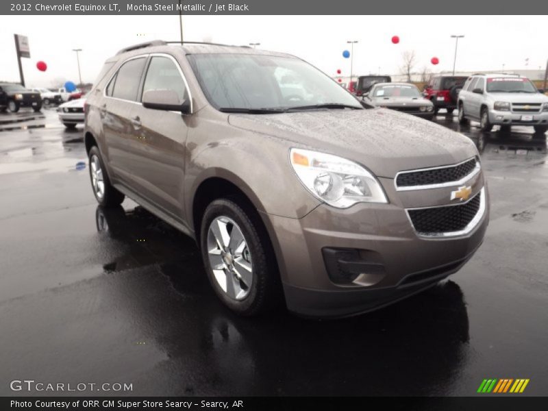 Mocha Steel Metallic / Jet Black 2012 Chevrolet Equinox LT