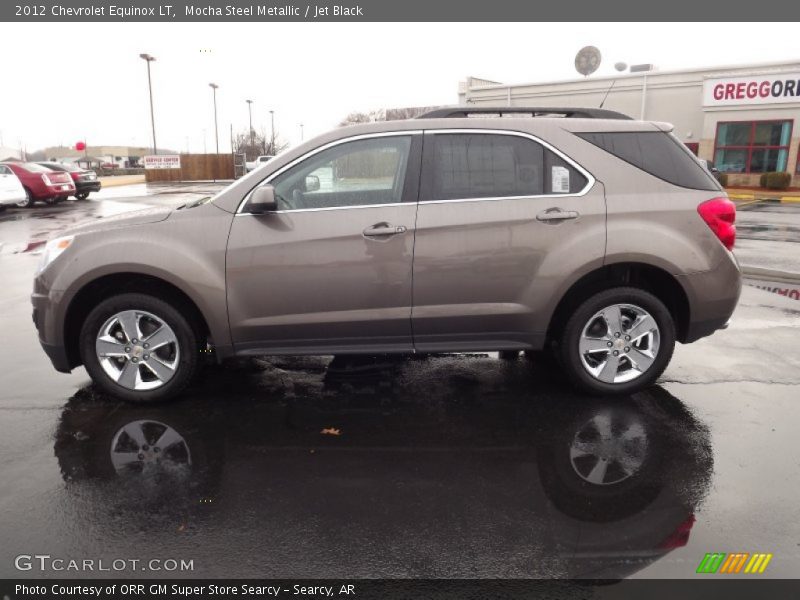 Mocha Steel Metallic / Jet Black 2012 Chevrolet Equinox LT