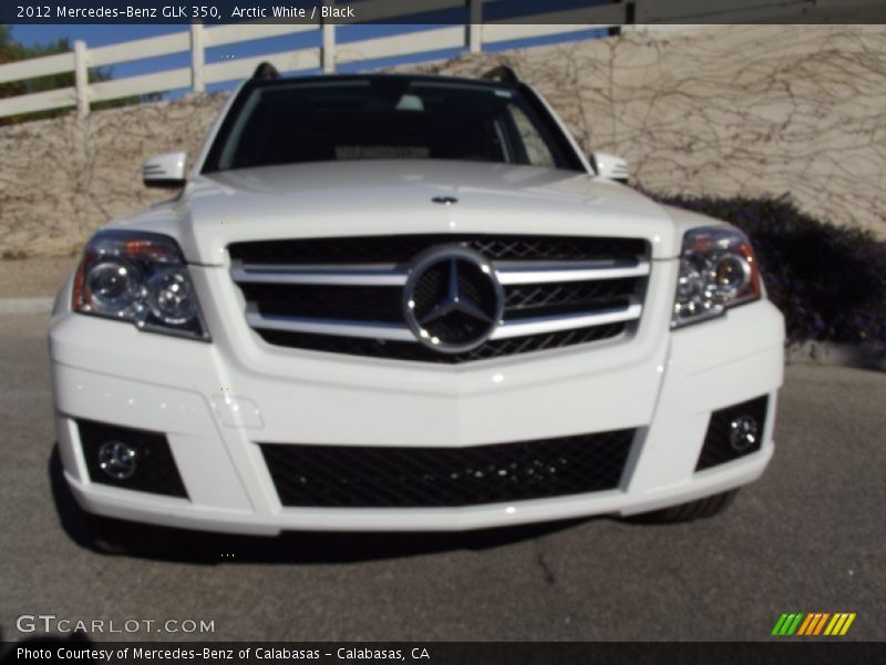 Arctic White / Black 2012 Mercedes-Benz GLK 350