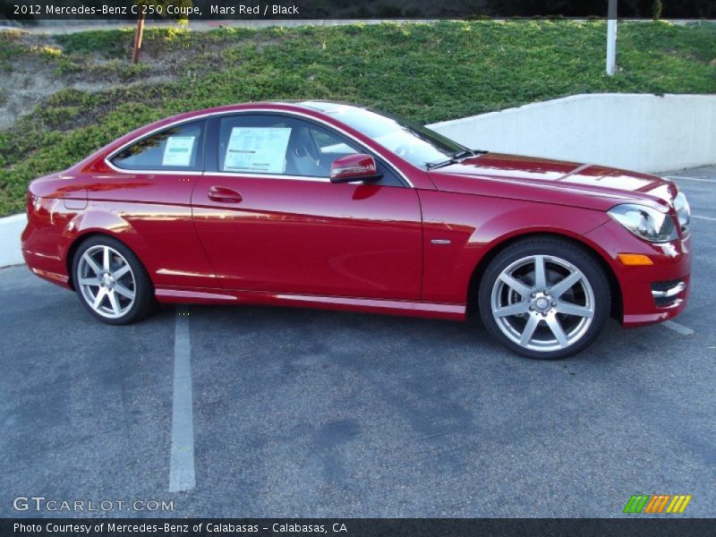  2012 C 250 Coupe Mars Red