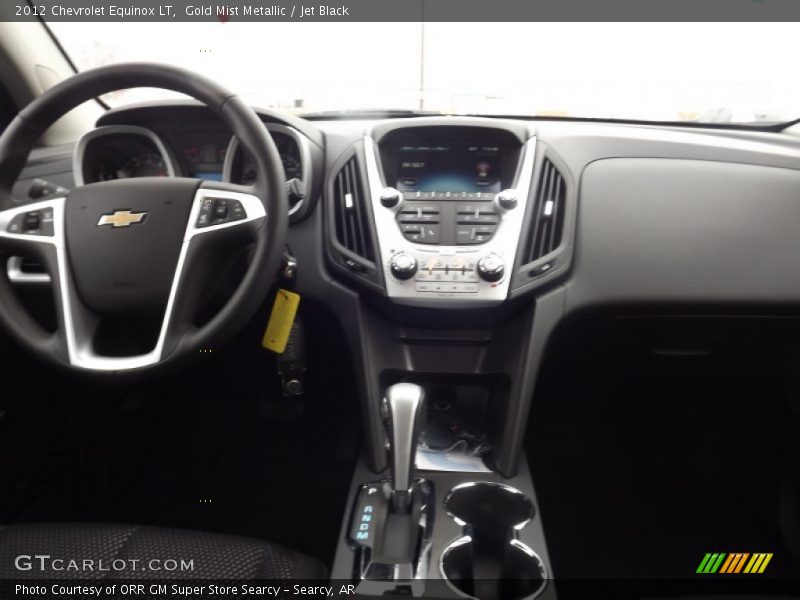 Gold Mist Metallic / Jet Black 2012 Chevrolet Equinox LT