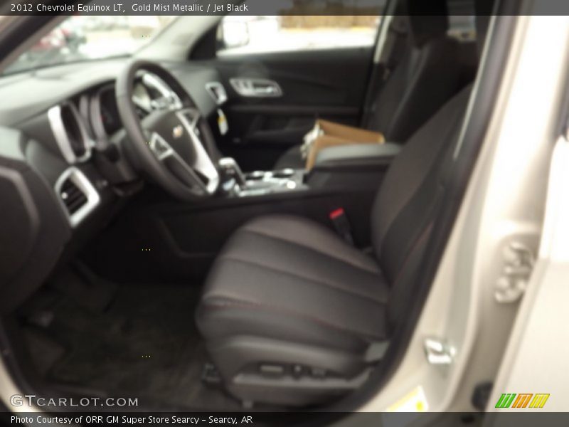 Gold Mist Metallic / Jet Black 2012 Chevrolet Equinox LT