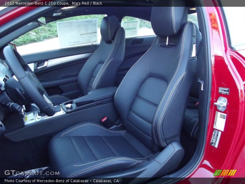  2012 C 250 Coupe Black Interior