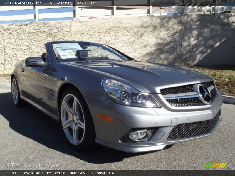 Black / Black 2012 Mercedes-Benz SL 550 Roadster