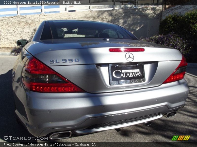 Black / Black 2012 Mercedes-Benz SL 550 Roadster
