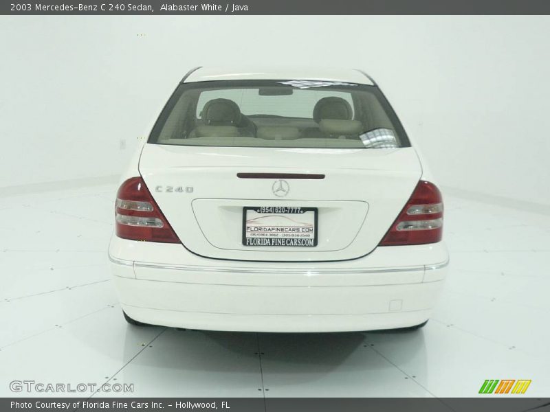 Alabaster White / Java 2003 Mercedes-Benz C 240 Sedan