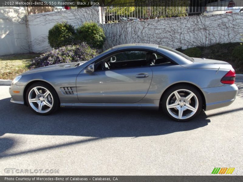 Black / Black 2012 Mercedes-Benz SL 550 Roadster