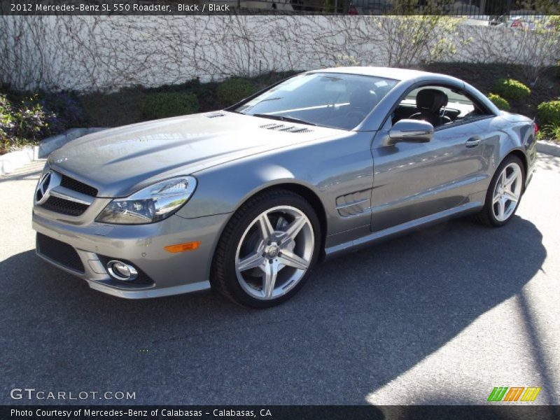 Black / Black 2012 Mercedes-Benz SL 550 Roadster