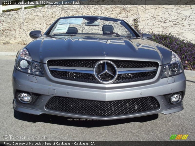 Black / Black 2012 Mercedes-Benz SL 550 Roadster