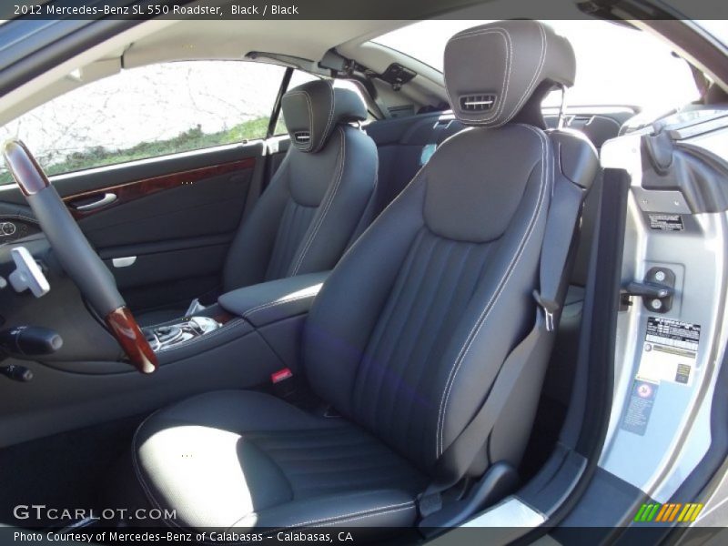 Black / Black 2012 Mercedes-Benz SL 550 Roadster