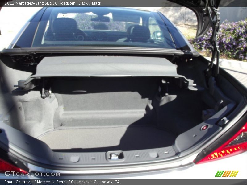 Black / Black 2012 Mercedes-Benz SL 550 Roadster