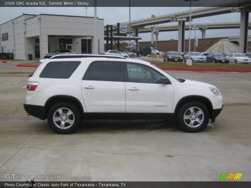 Summit White / Ebony 2008 GMC Acadia SLE