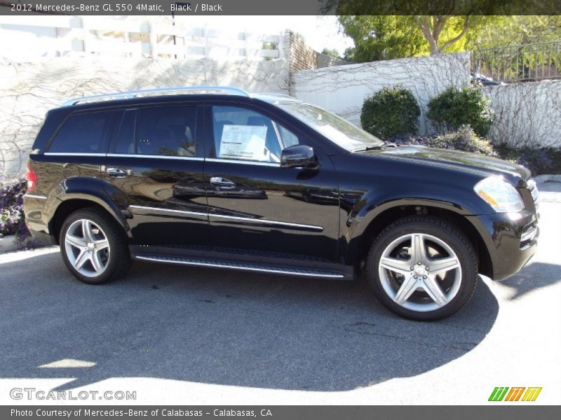 Black / Black 2012 Mercedes-Benz GL 550 4Matic