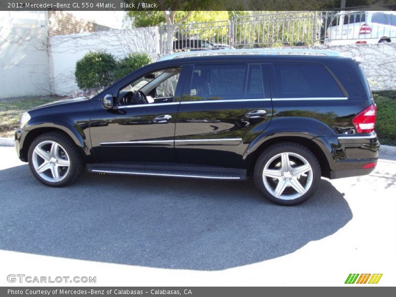 Black / Black 2012 Mercedes-Benz GL 550 4Matic