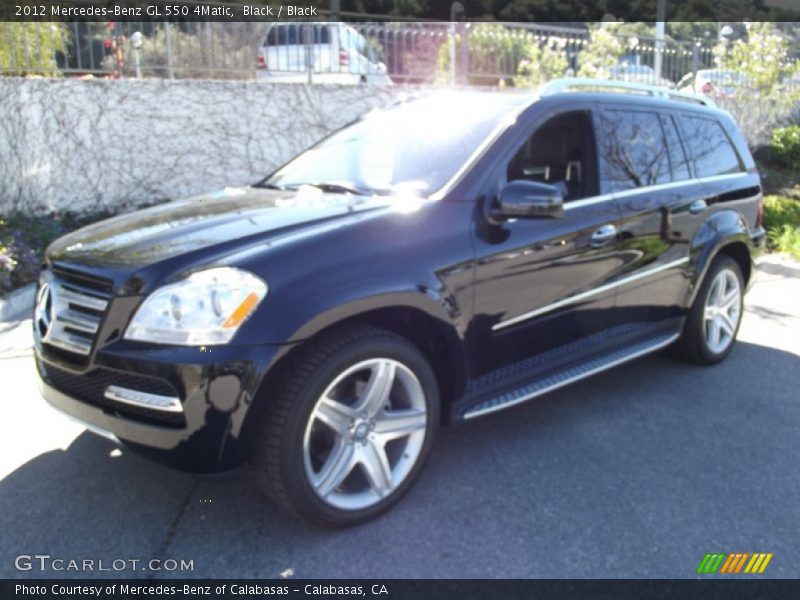 Black / Black 2012 Mercedes-Benz GL 550 4Matic