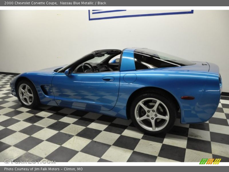 Nassau Blue Metallic / Black 2000 Chevrolet Corvette Coupe