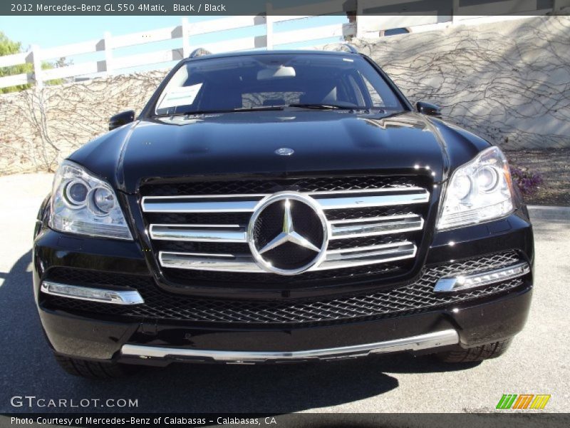Black / Black 2012 Mercedes-Benz GL 550 4Matic