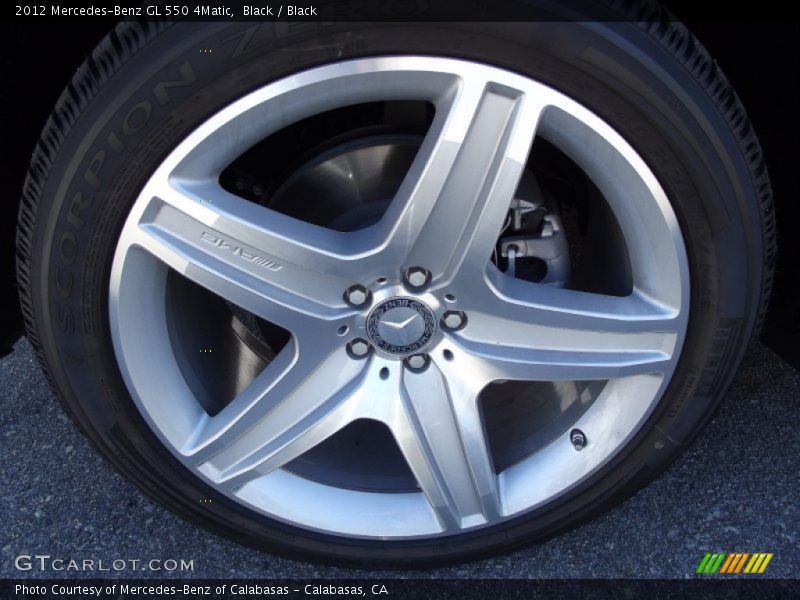 Black / Black 2012 Mercedes-Benz GL 550 4Matic