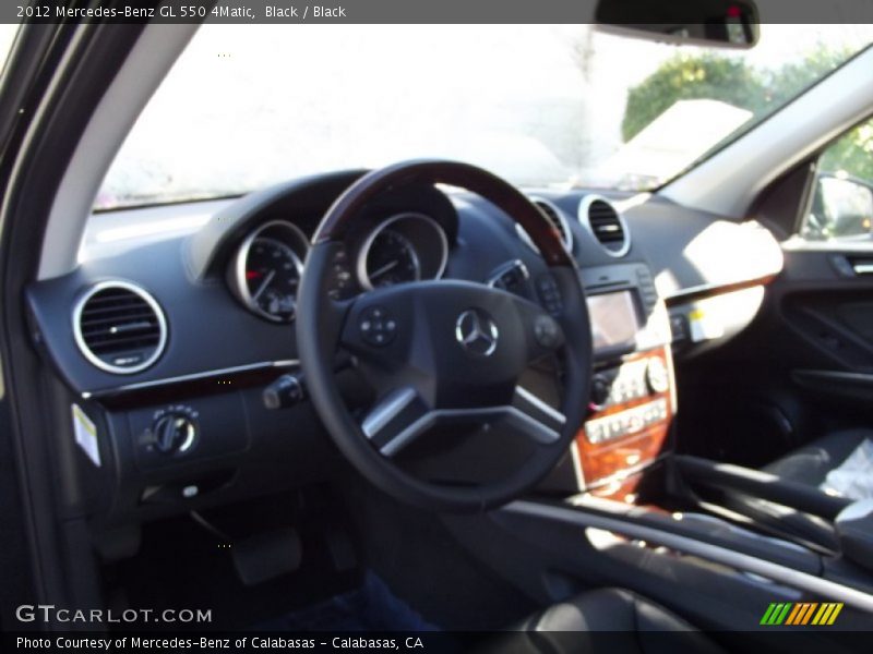 Black / Black 2012 Mercedes-Benz GL 550 4Matic