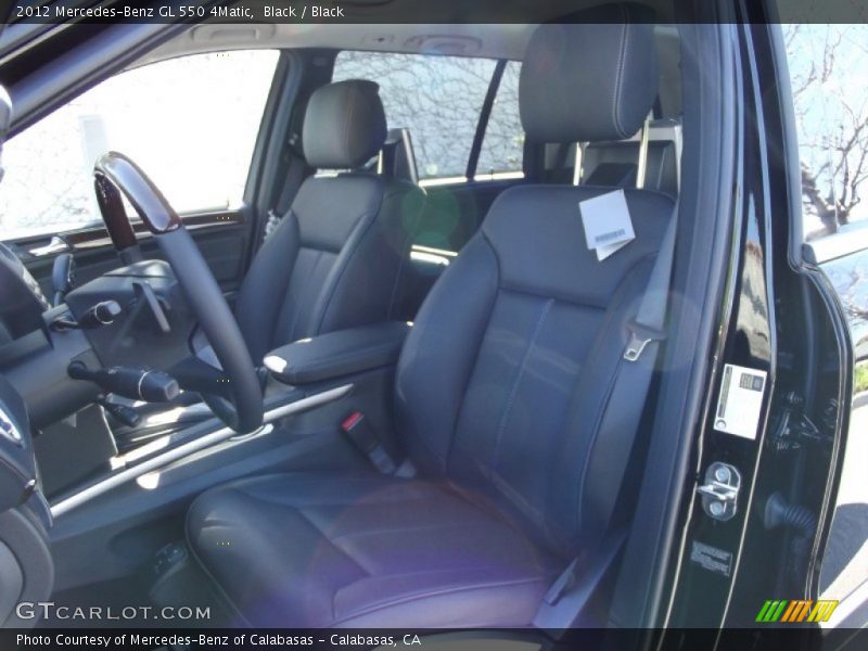 Black / Black 2012 Mercedes-Benz GL 550 4Matic