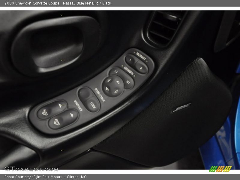 Nassau Blue Metallic / Black 2000 Chevrolet Corvette Coupe