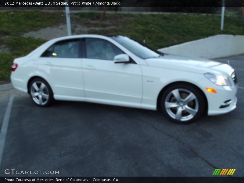 Arctic White / Almond/Black 2012 Mercedes-Benz E 350 Sedan