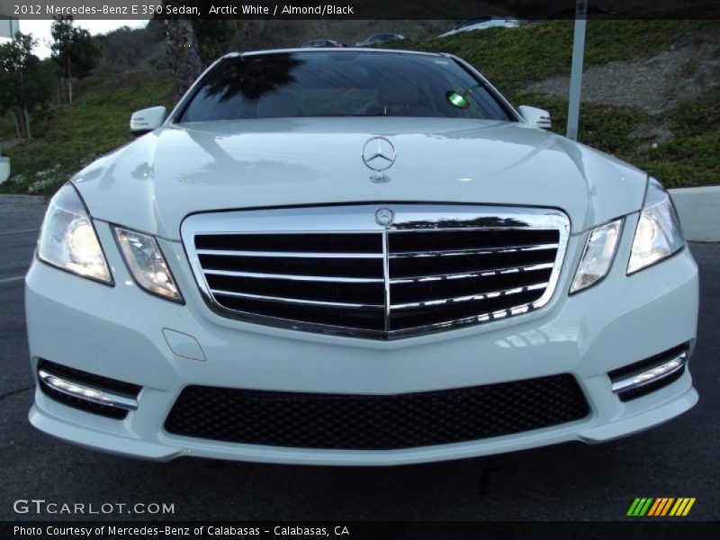 Arctic White / Almond/Black 2012 Mercedes-Benz E 350 Sedan