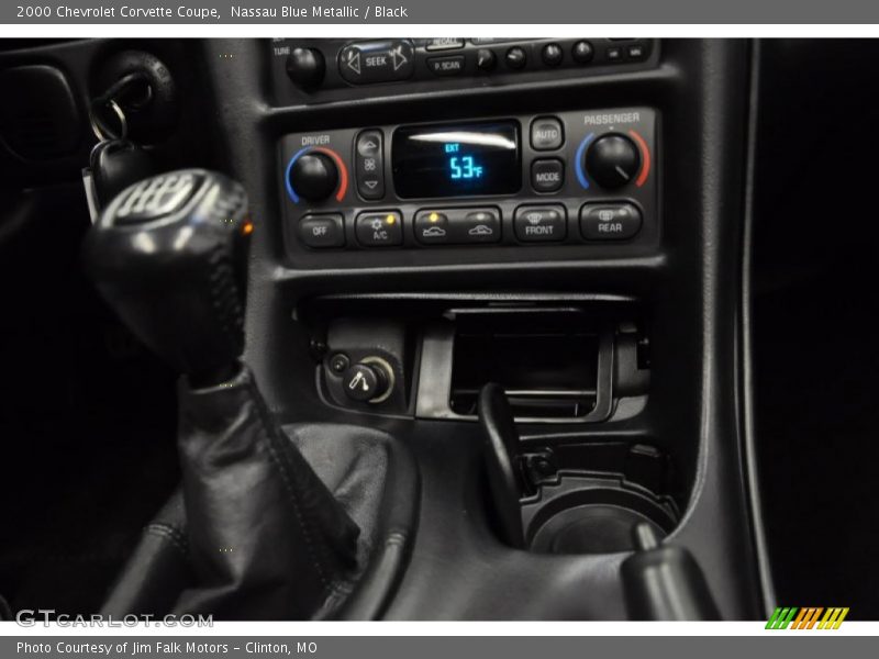 Nassau Blue Metallic / Black 2000 Chevrolet Corvette Coupe