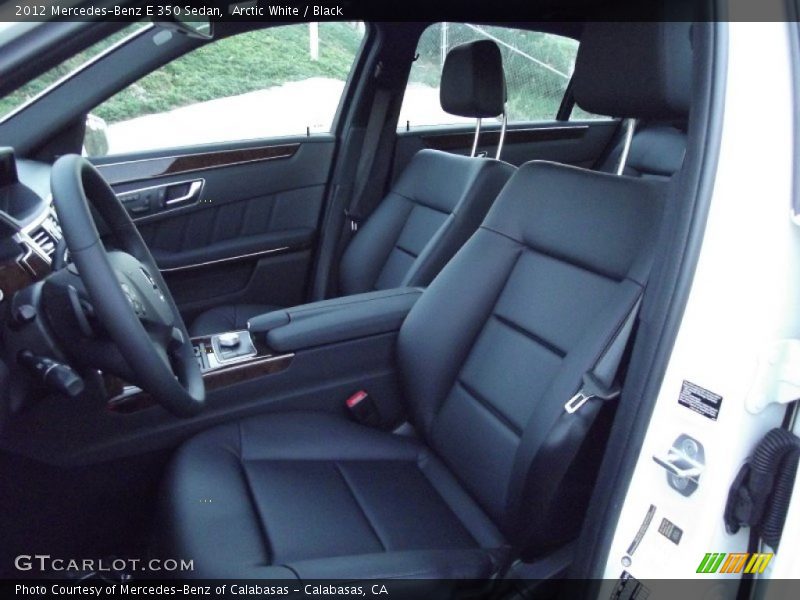  2012 E 350 Sedan Black Interior