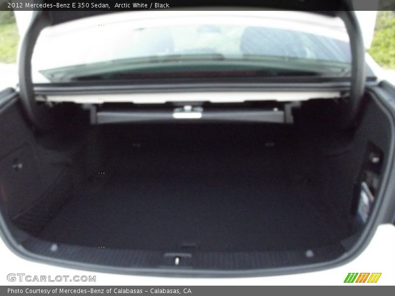 Arctic White / Black 2012 Mercedes-Benz E 350 Sedan