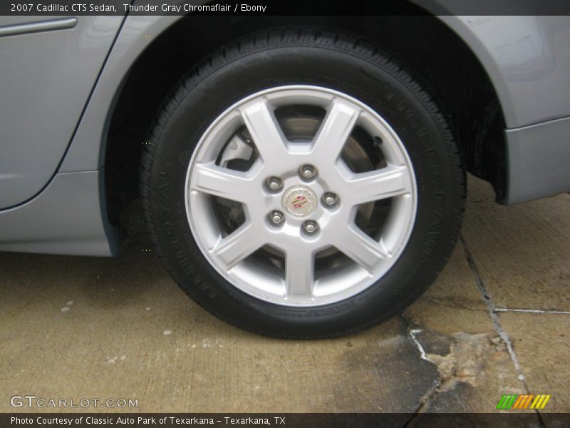 Thunder Gray Chromaflair / Ebony 2007 Cadillac CTS Sedan