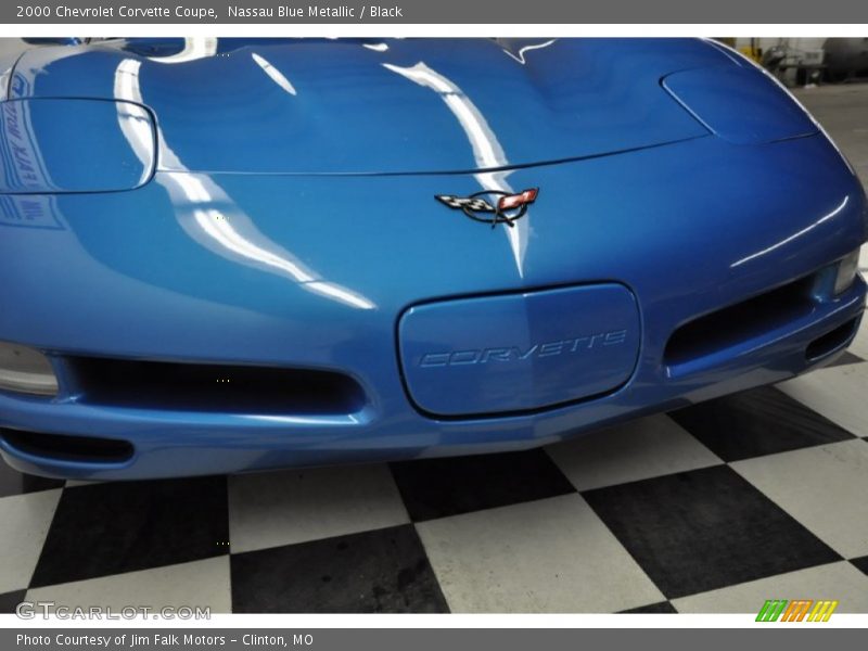 Nassau Blue Metallic / Black 2000 Chevrolet Corvette Coupe