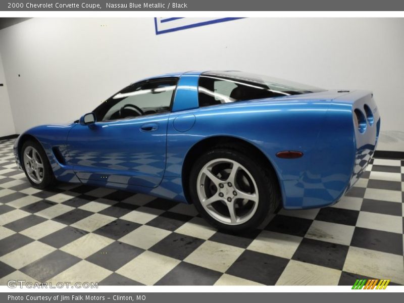 Nassau Blue Metallic / Black 2000 Chevrolet Corvette Coupe