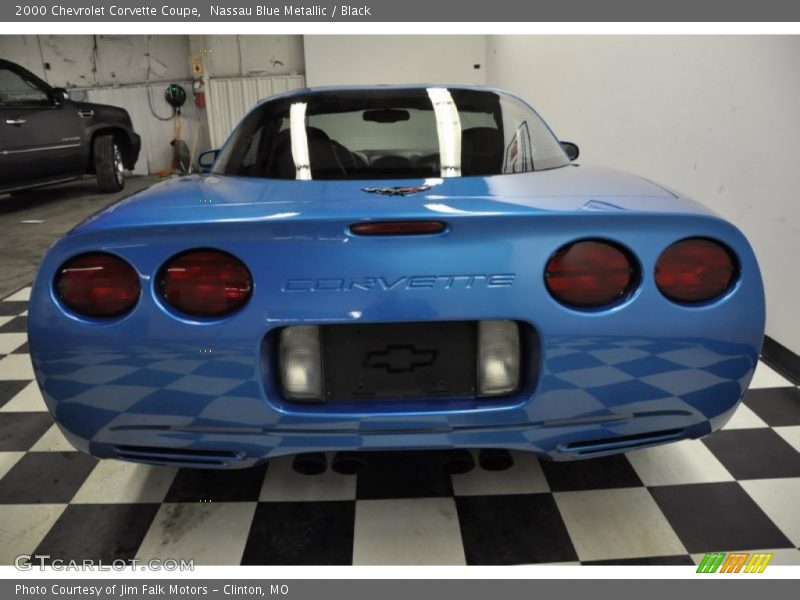 Nassau Blue Metallic / Black 2000 Chevrolet Corvette Coupe