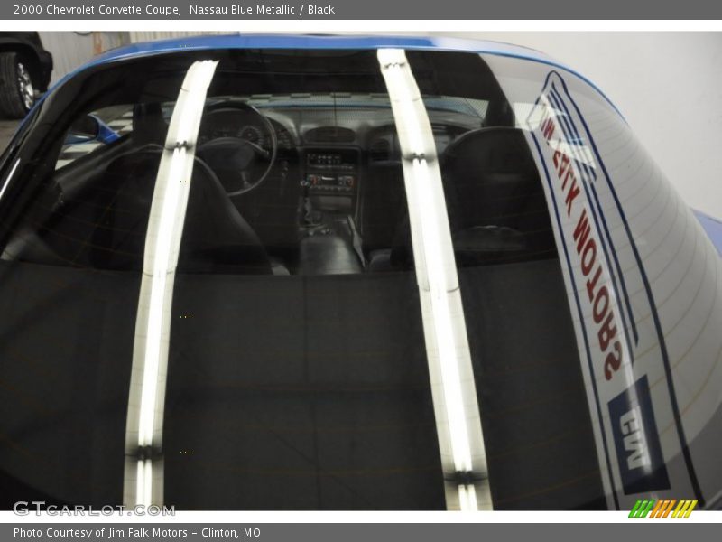Nassau Blue Metallic / Black 2000 Chevrolet Corvette Coupe
