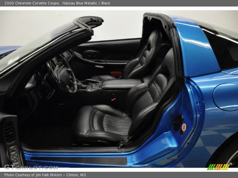 Nassau Blue Metallic / Black 2000 Chevrolet Corvette Coupe