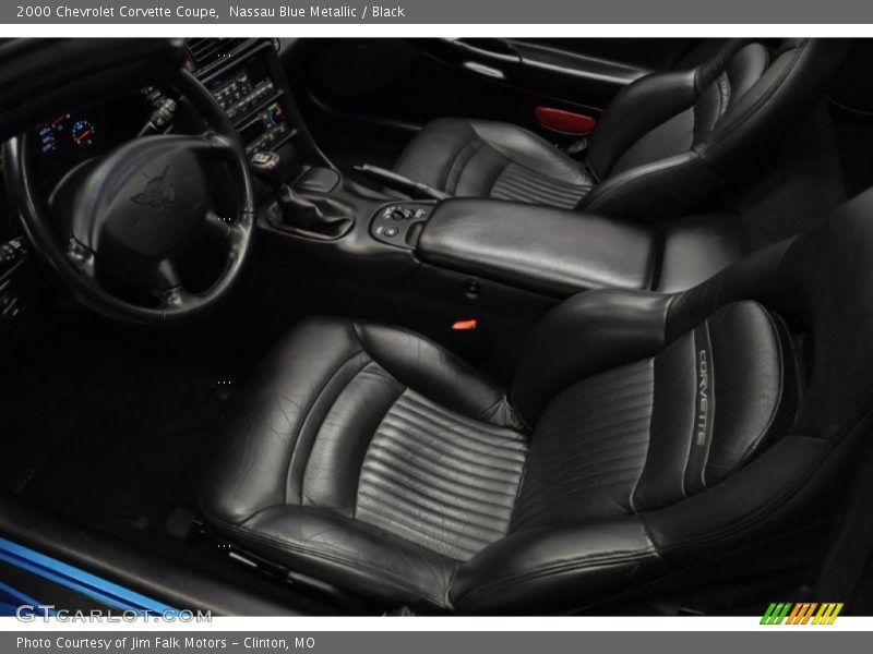Nassau Blue Metallic / Black 2000 Chevrolet Corvette Coupe