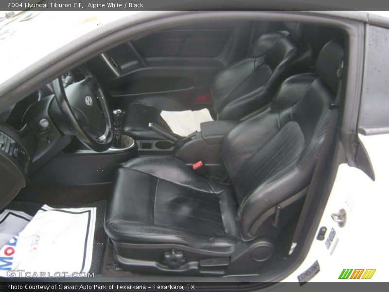  2004 Tiburon GT Black Interior