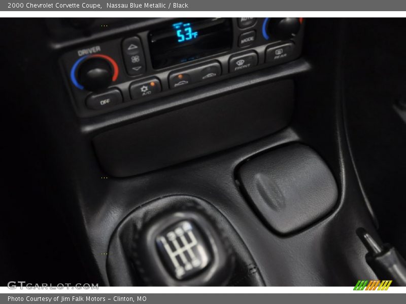 Nassau Blue Metallic / Black 2000 Chevrolet Corvette Coupe