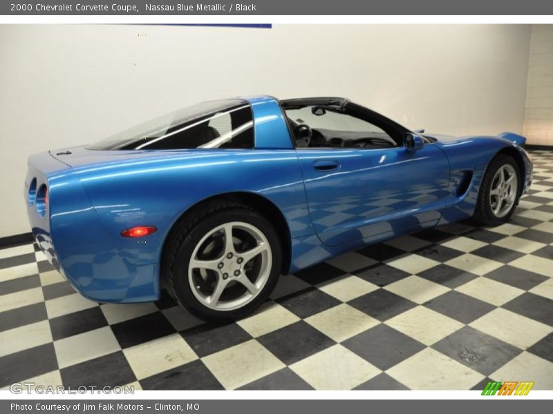 Nassau Blue Metallic / Black 2000 Chevrolet Corvette Coupe