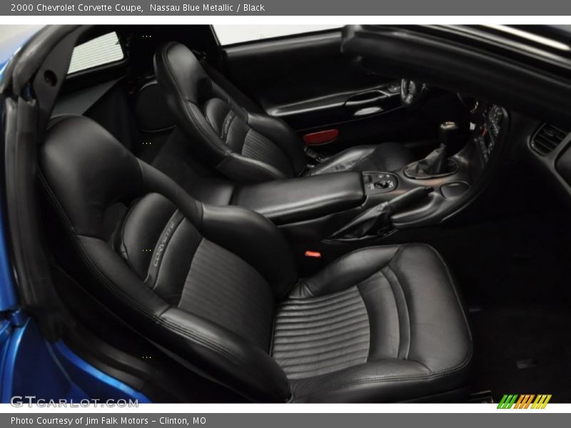 Nassau Blue Metallic / Black 2000 Chevrolet Corvette Coupe
