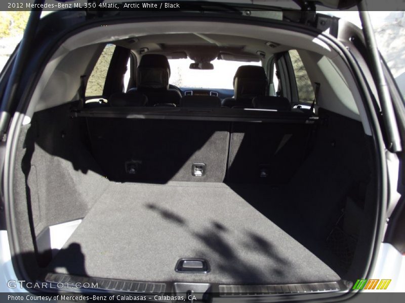 Arctic White / Black 2012 Mercedes-Benz ML 350 4Matic