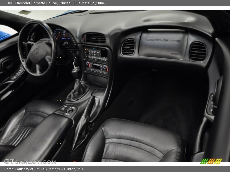 Nassau Blue Metallic / Black 2000 Chevrolet Corvette Coupe