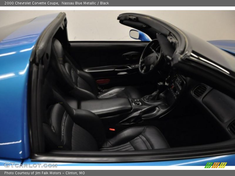 Nassau Blue Metallic / Black 2000 Chevrolet Corvette Coupe