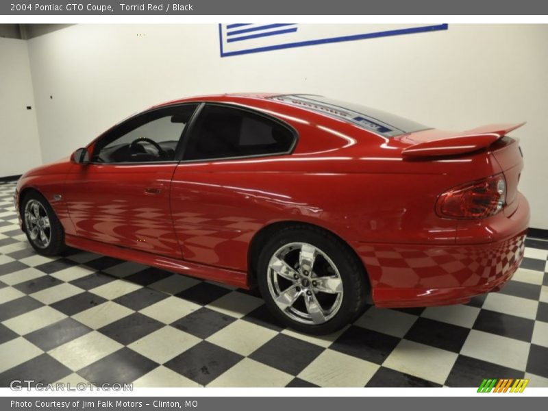Torrid Red / Black 2004 Pontiac GTO Coupe