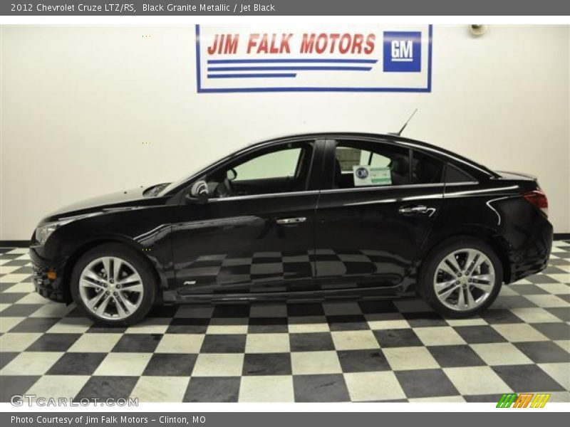 Black Granite Metallic / Jet Black 2012 Chevrolet Cruze LTZ/RS