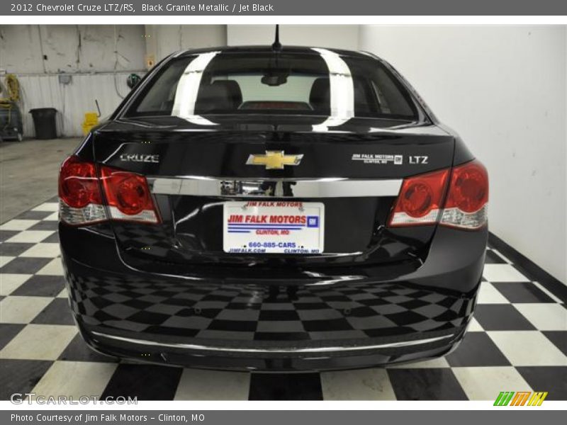 Black Granite Metallic / Jet Black 2012 Chevrolet Cruze LTZ/RS