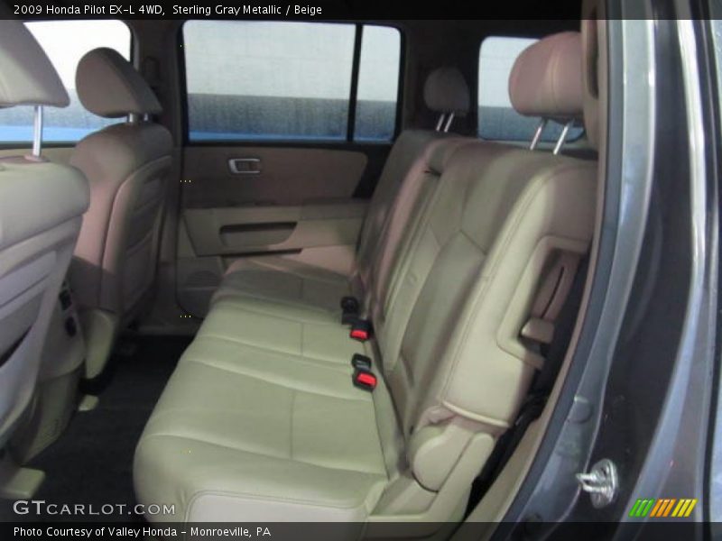 Sterling Gray Metallic / Beige 2009 Honda Pilot EX-L 4WD