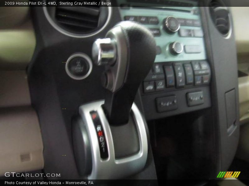 Sterling Gray Metallic / Beige 2009 Honda Pilot EX-L 4WD